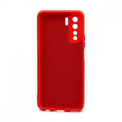Чехол Silicone Case NEW ERA (накладка/силикон) для Huawei Honor 30S/Nova 7SE красный
