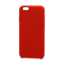 Чехол Silicone Case без лого для Apple iPhone 6/6S (014) красный