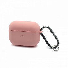 Чехол для наушников AirPods Pro Silicone Case Premium розовый