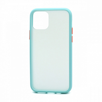 Чехол Shockproof Lite силикон-пластик для Apple iPhone 11 Pro/5.8 голубо-оранжевый