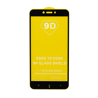 Защитное стекло Full Glass для Xiaomi Redmi GO черное (Full GC) тех. пак
