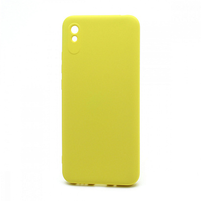 Чехол Silicone Case NEW ERA (накладка/силикон) для Xiaomi Redmi 9A желтый
