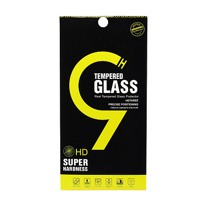 Защитное стекло "TEMPERED GLASS" для Apple iPhone 11 Pro Max/XS Max "0.3mm" + протирка Premium