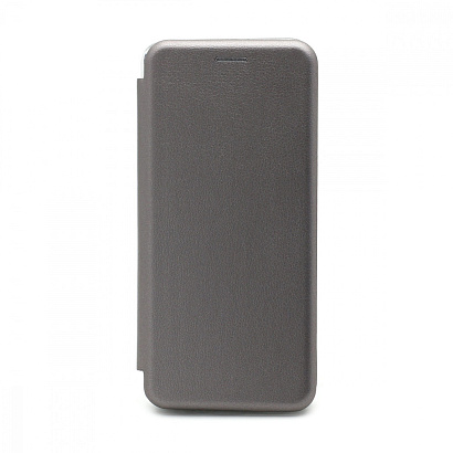 Чехол-книжка BF модельный (силикон/кожа) для Samsung Galaxy M22 серебристый