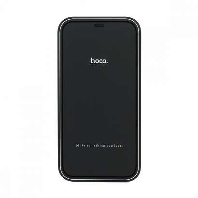 Защитное стекло Hoco A19 "Shatterproof ultra-fine edge full" для Apple iPhone 12/12 Pro/6.1 черное