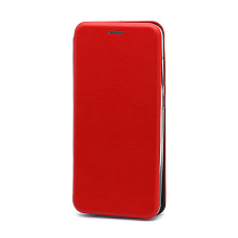 Чехол-книжка BF модельный (силикон/кожа) для Xiaomi Redmi Note 9/ Redmi 10X красный