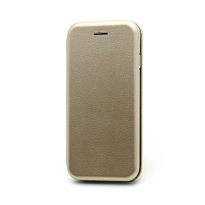 Чехол-книжка BF модельный (силикон/кожа) для Apple iPhone 7/8/SE 2020 золотистый