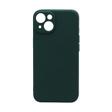 Чехол Silicone Case NEW ERA (накладка/силикон) для Apple iPhone 14/6.1 темно зеленый