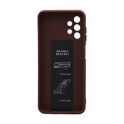 Чехол Magnetic Stend 2 для Samsung A13 (006) бордовый