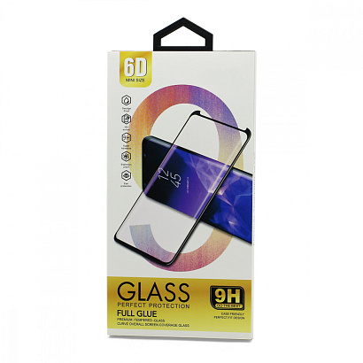 Защитное стекло 6D Premium для Apple iPhone 12/12 Pro/6.1 черное
