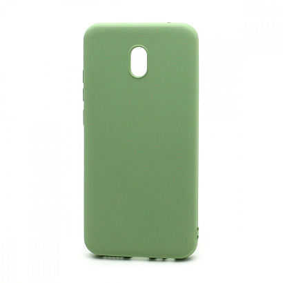 Чехол Silicone Case NEW ERA (накладка/силикон) для Xiaomi Redmi 8A зеленый