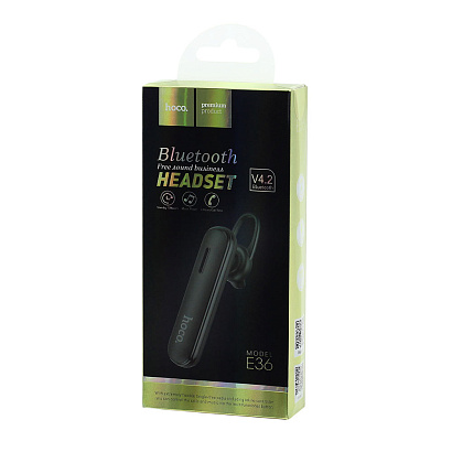 Bluetooth-Гарнитура Hoco E36 чёрная
