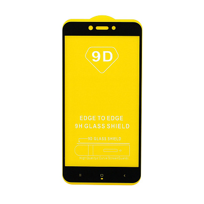 Защитное стекло Full Glass для Xiaomi Redmi 5A черное (Full GC) тех. пак