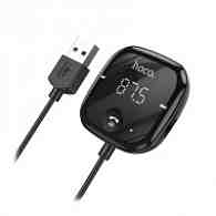 FM-модулятор Bluetooth Hoco E65 (TF/AUX) черный