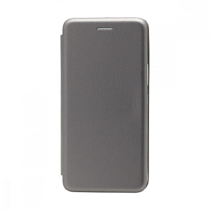 Чехол-книжка BF модельный (силикон/кожа) для Samsung Galaxy S22 серебристый