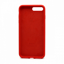 Чехол Silicone Case с лого для Apple iPhone 7/8Plus (полная защита) (014) красный