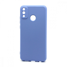 Чехол Silicone Case NEW ERA (накладка/силикон) для Huawei Honor 9X Lite голубой