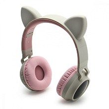 Наушники полноразмерные Bluetooth HOCO W27 Cat Ear серые