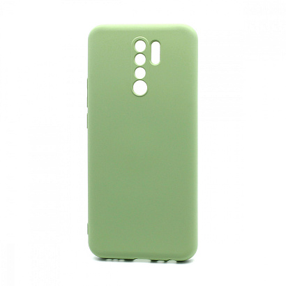Чехол Silicone Case NEW ERA (накладка/силикон) для Xiaomi Redmi 9 зеленый