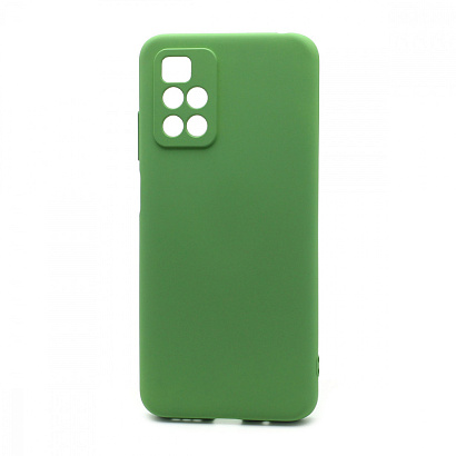Чехол Silicone Case NEW ERA (накладка/силикон) для Xiaomi Redmi 10 зеленый