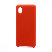 Чехол Silicone Cover Color для Samsung Galaxy A01 Core/M01 Core (001) красный