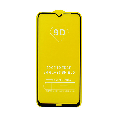 Защитное стекло Full Glass для Xiaomi Redmi Note 8 черное (Full GC) тех. пак