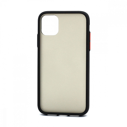 Чехол Shockproof Lite силикон-пластик для Apple iPhone 11/6.1 черно-красный