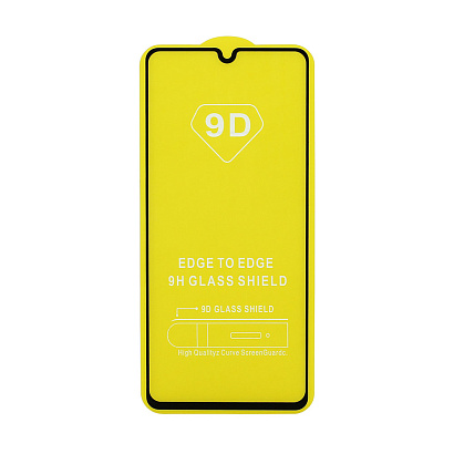 Защитное стекло Full Glass для Samsung Galaxy A41 (A415) черное (Full GC) тех. пак