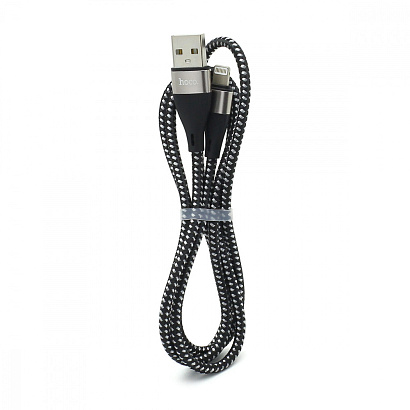 Кабель USB - Lightning HOCO X57 "Blessing" (2.4А, 100см) черный