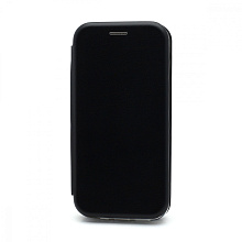 Чехол-книжка BF модельный (силикон/кожа) для Apple iPhone 12/12 Pro/6.1 черный