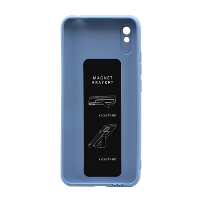 Чехол Magnetic Stend 2 для Xiaomi Redmi 9A (008) голубой