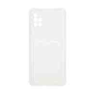 Чехол с кармашком для Samsung Galaxy A51 прозрачный (001)