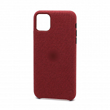 Чехол Canvas Case с лого (тканевый) для Apple iPhone 11 Pro Max/6.5 красный