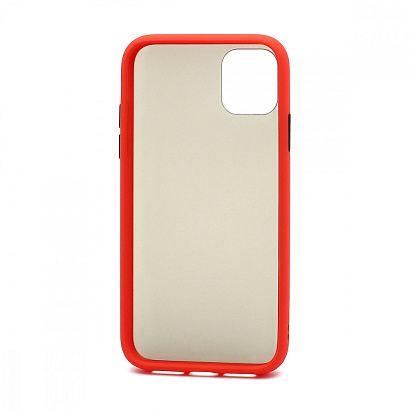 Чехол Shockproof Lite силикон-пластик для Apple iPhone 11/6.1 красно-черный