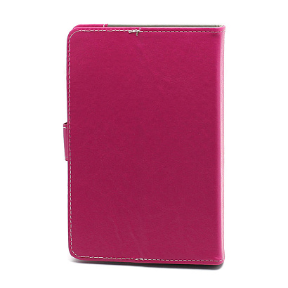 Чехол подставка универсальный для планшетов с 4-мя выдвижными креплениями 7" темно-розовый