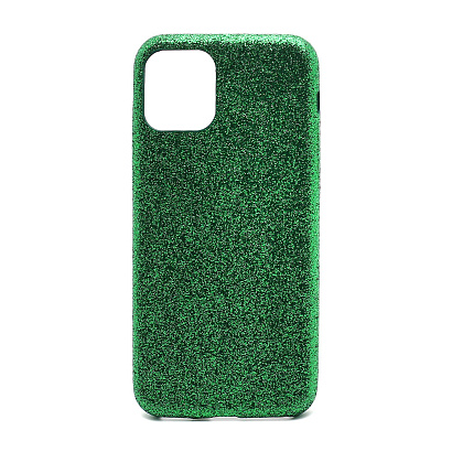 Чехол Sibling (без лого) для Apple iPhone 11 Pro/5.8 с блестками зеленый