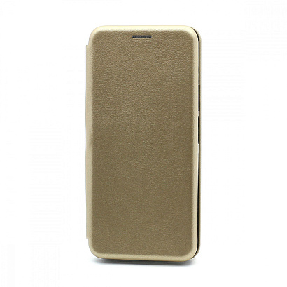 Чехол-книжка BF модельный (силикон/кожа) для Huawei Honor 30S/Nova 7SE золотистый