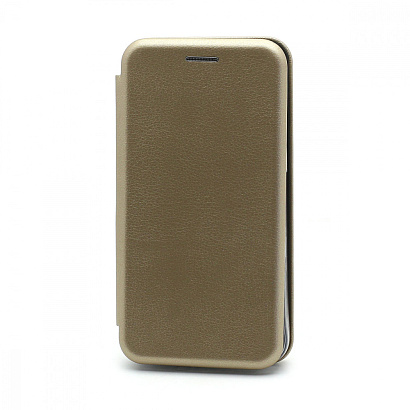 Чехол-книжка BF модельный (силикон/кожа) для Apple iPhone 12 mini/5.4 золотистый