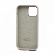 Чехол Silicone Case с лого для Apple iPhone 12/12 Pro/6.1 (полная защита) (007) лиловый