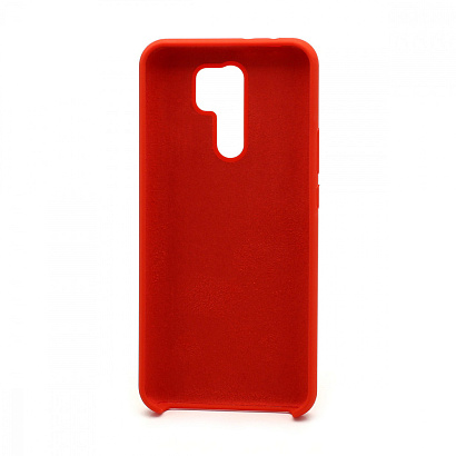 Чехол Silicone Cover Color для Xiaomi Redmi 9 (001) красный