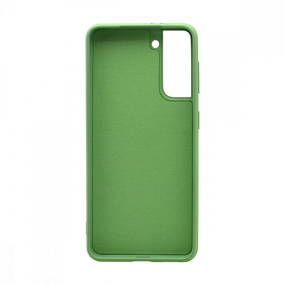Чехол Silicone Case NEW ERA (накладка/силикон) для Samsung Galaxy S21 зеленый