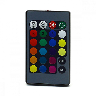 Вспышка для селфи LED кольцо RGB WH26 цветная 26 см (пульт) черный 