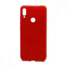 Чехол Silicone Case NEW ERA (накладка/силикон) для Xiaomi Redmi Note 7 красный