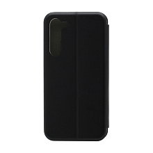 Чехол-книжка BF модельный (силикон/кожа) для Samsung Galaxy S23 Plus черный