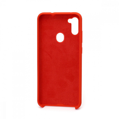 Чехол Silicone Cover Color для Samsung Galaxy A11/M11 (001) красный