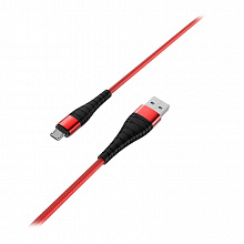 Кабель USB - Micro USB Borofone BX32 "Munificent" (5А, 100см) красный
