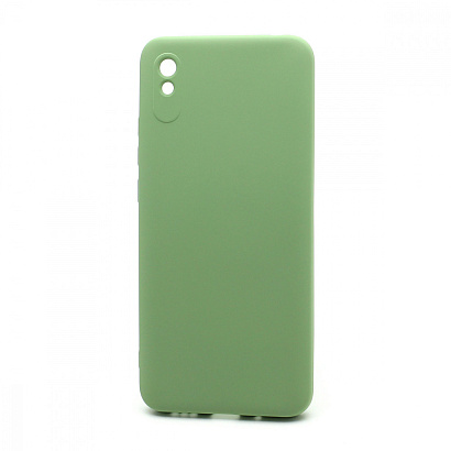 Чехол Silicone Case NEW ERA (накладка/силикон) для Xiaomi Redmi 9A зеленый
