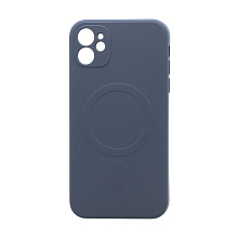Чехол Color Case MagSafe для Apple iPhone 11/6.1 (002) серо-голубой