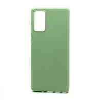 Чехол Silicone Case NEW ERA (накладка/силикон) для Samsung Galaxy Note 20 зеленый