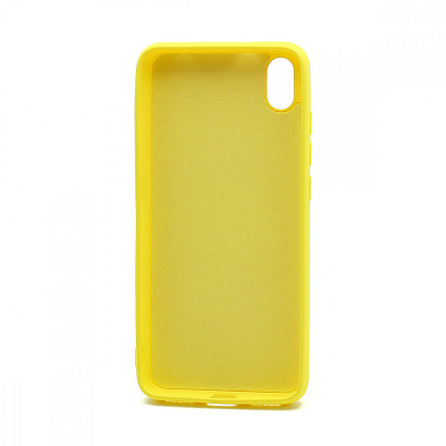 Чехол Silicone Case NEW ERA (накладка/силикон) для Xiaomi Redmi 7A желтый